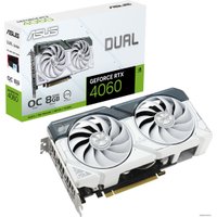 Видеокарта ASUS Dual GeForce RTX 4060 White OC Edition 8GB GDDR6 DUAL-RTX4060-O8G-WHITE