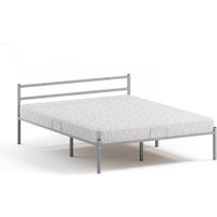 Кровать Домаклево Лофт 140x200 (серый)