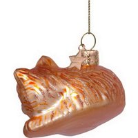 Елочная игрушка Vondels Котик спящий 3237000035016