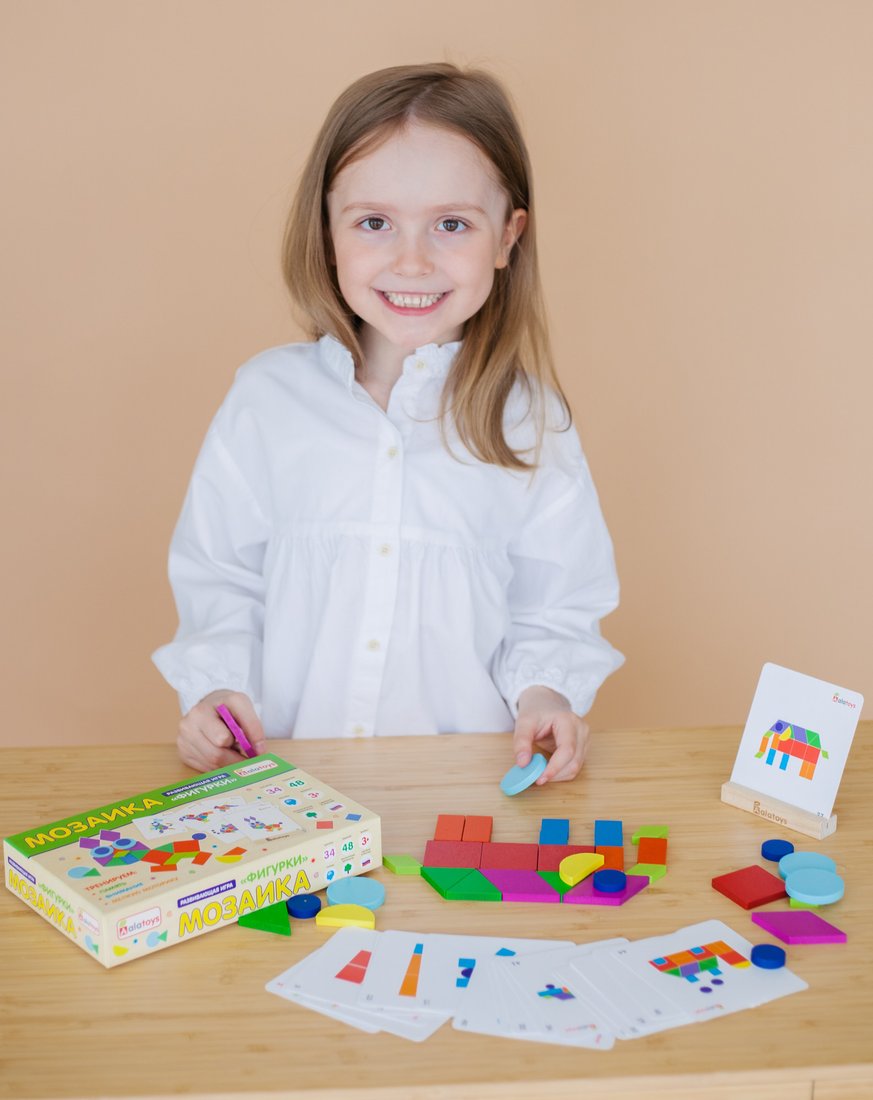 

Развивающая игра Alatoys Мозаика Фигурки МКФ03