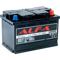 Автомобильный аккумулятор ALFA Hybrid 77 R (77 А·ч) + Бесплатная диагностика подвески или -30% на замену масла