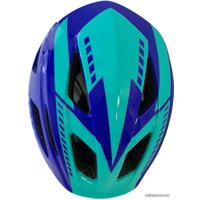Cпортивный шлем Favorit IN03-M-BL (синий/бирюзовый)