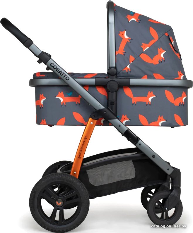Универсальная коляска Cosatto Wow 2 (2 в 1, charcoal mister fox)