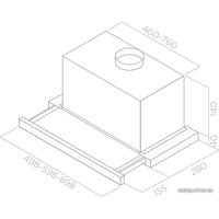 Кухонная вытяжка Elica Elite 14 Lux GRVT WH/A/60