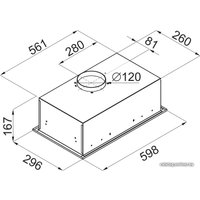 Кухонная вытяжка MAUNFELD Crosby Singl 60 (белый)