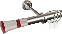 

Карниз для штор АС ФОРОС Grace D25Г составной + наконечники Люксор красный (3м, сатин)
