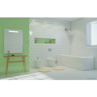 Унитаз подвесной Lavinia Boho Bristol Rimless 21010007 (чаша, пневмокрышка, шум-я)