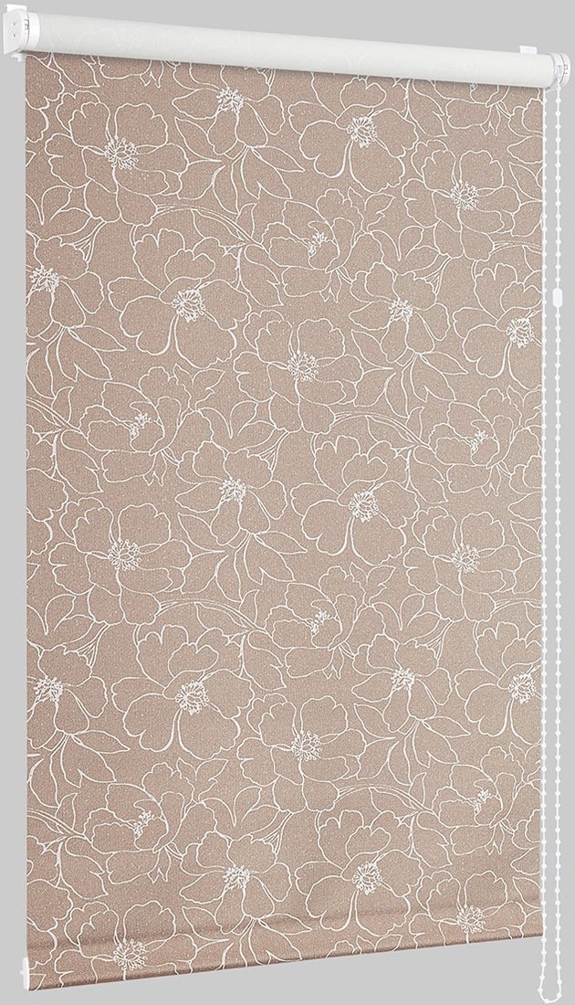 

Рулонные шторы Delfa Сантайм Металлик Камелия СРШ-01М 72205 (115x170, бежевый)