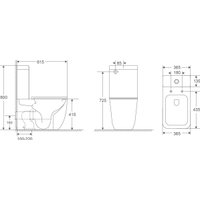 Унитаз напольный Vincea Bein VT2-51T