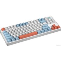 Клавиатура Cyberlynx ZA87 White Blue Orange (TNT Yellow)