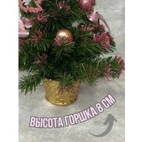 Ель Merry Bear настольная шишками 0.5 м