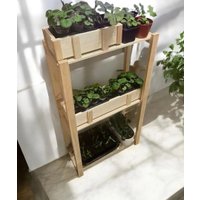 Кашпо KraftHouse Балконный ящик 15x32x9 2043416450258 (натуральный)