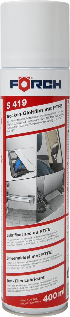 

FORCH Смазка с PTFE Сухое скольжение S419 400мл 65305650