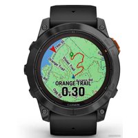 Умные часы Garmin Fenix 7X Pro Solar (сланцево-серый/черный)
