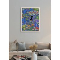 Картина по номерам PaintLine Клод Моне. Лилии с котенком PL-00259