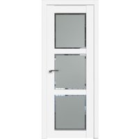 Межкомнатная дверь ProfilDoors 2.13U L 40x200 (аляска, стекло square матовое)