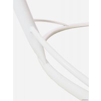 Подвесной диван M-Group Лежебока 11180109 (с белым ротангом/серая подушка)