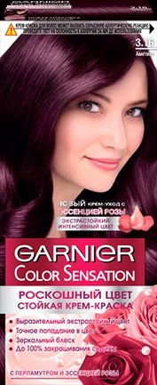 

Крем-краска для волос Garnier Color Sensation 3.16 глубокий аместист