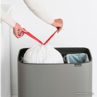 Система сортировки мусора Brabantia Bo Touch Bin 11+23 л (минерально-серый)