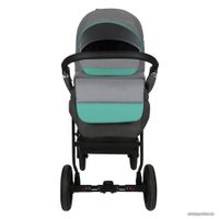 Универсальная коляска Alis Alvaro F (3 в 1, Al 02 темно-серый/светло-серый/желтая кожа)