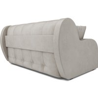 Диван Мебель-АРС Аккордеон Барон НПБ 140x200 (бархат бежевый Star Velvet 6 Light Beige)