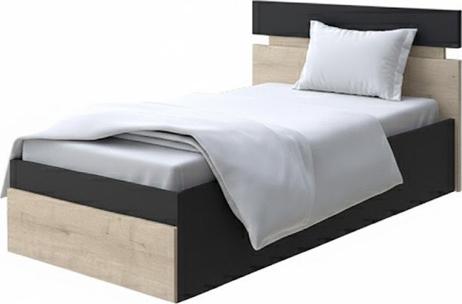 

Кровать PROxSON Milton с ПМ 90x190 (черный/бунратти)