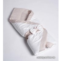 Комплект для выписки Perina Одеяло-конверт (бежево-белый)