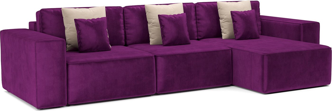 

Угловой диван Мебель-АРС Фессалия правый угол (фиолет)