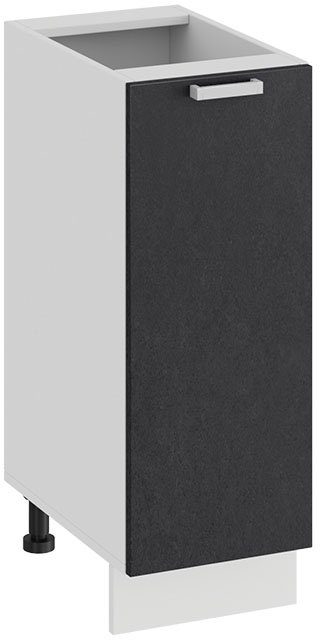 

Шкаф напольный Трия Гранита 1Н3 (белый/бетон графит)