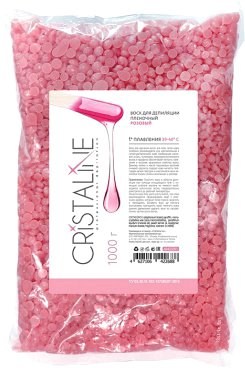 Воск Cristaline Пленочный Розовый 404235П (1 кг)