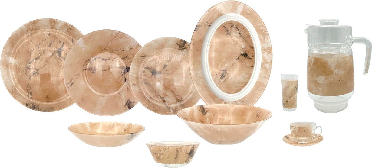 

Столовый сервиз Luminarc Ash Marble V8583 (46пр)