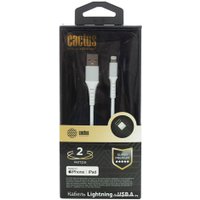 Кабель CACTUS USB Type-A - Lightning CS-LG.USB.A-2 (2 м, белый)