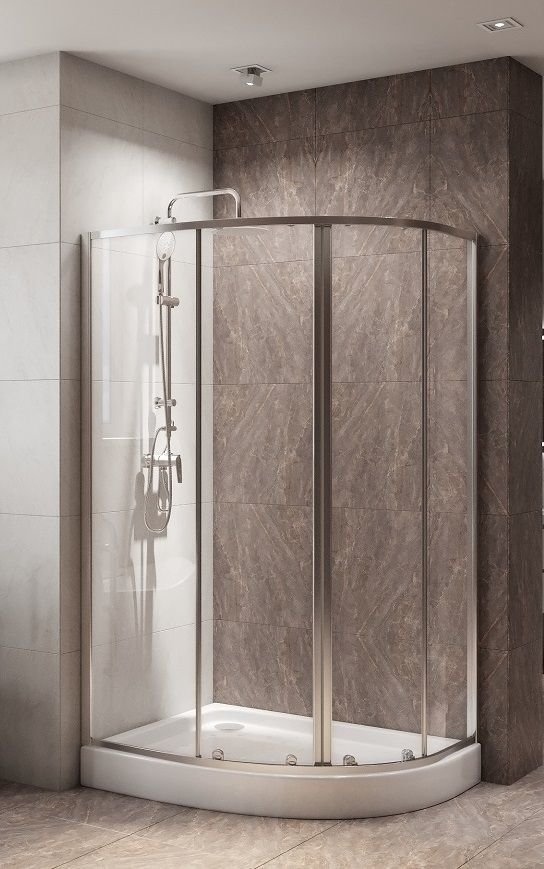 

Душевой уголок BelBagno DUE-RH-2-100/80-C-Cr