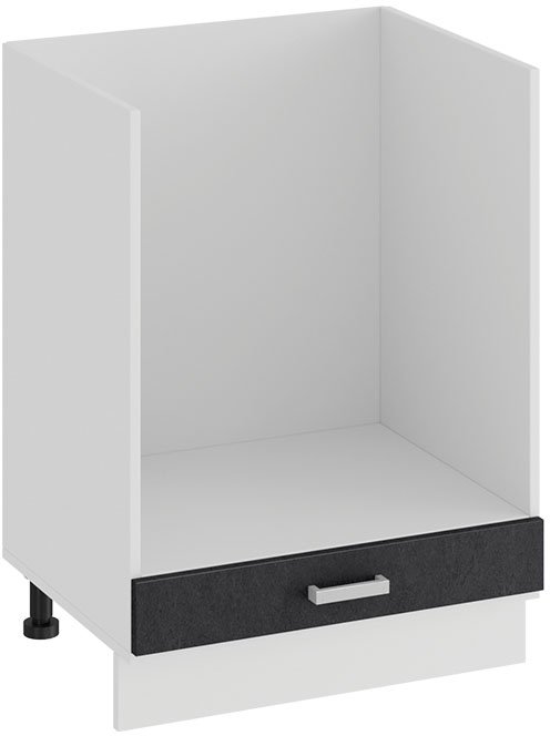 

Шкаф напольный Трия Гранита 1Н6Б (белый/бетон графит)