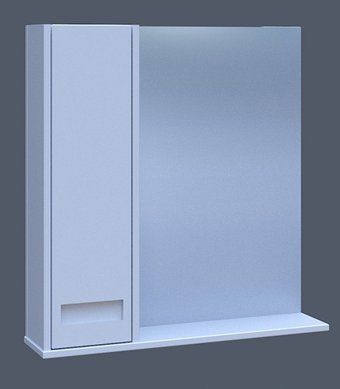 АВН Шкаф с зеркалом Турин 60