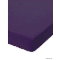 Простыня Мерцана Простыня на резинке 90 см (трикотаж, темно-фиолетовый)