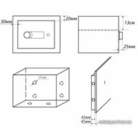 Офисный сейф SAFEtronics NTL 24Ms
