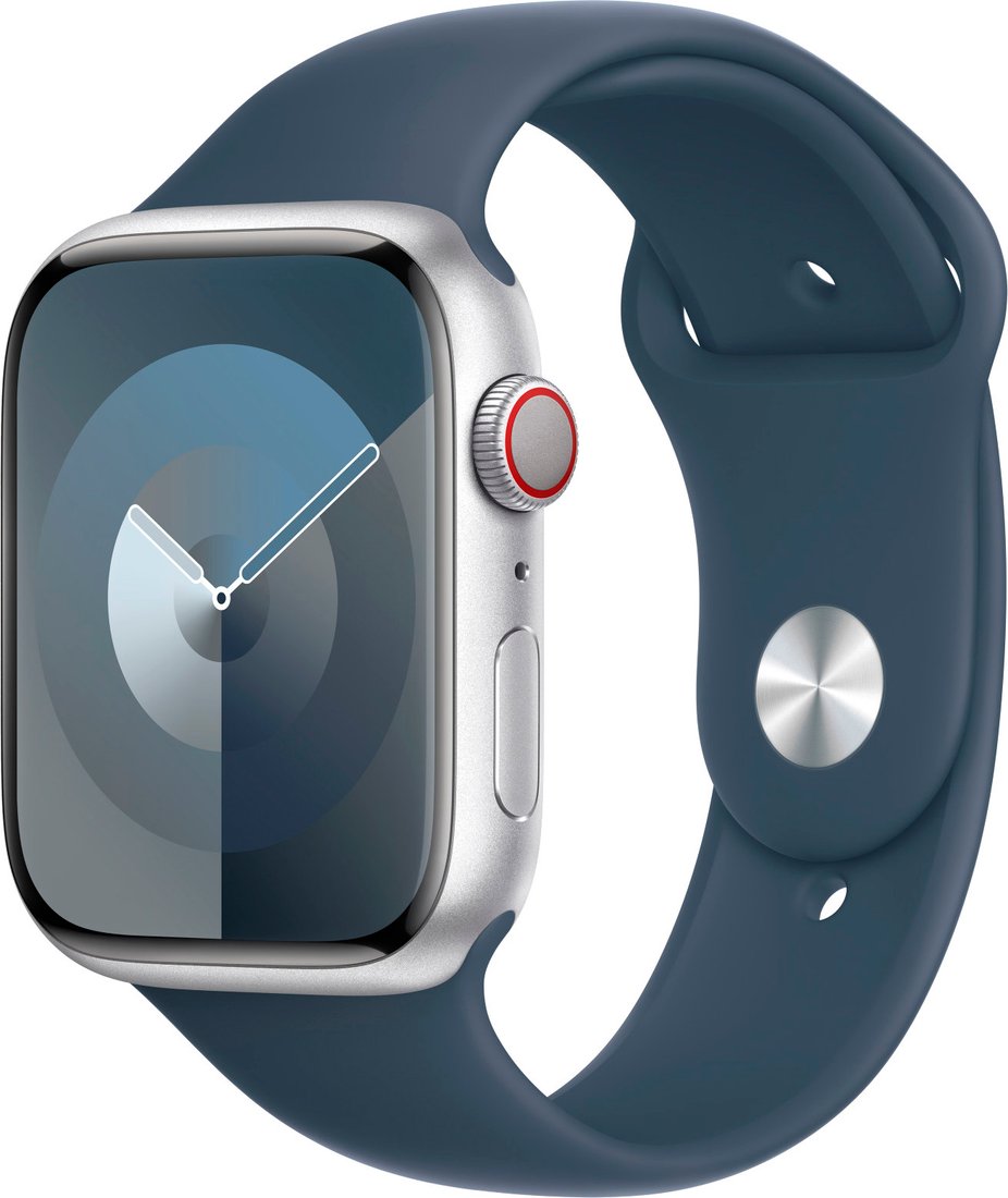 

Ремешок Apple Sport Band MT3Q3 (45 мм, грозовой синий, размер S/M)