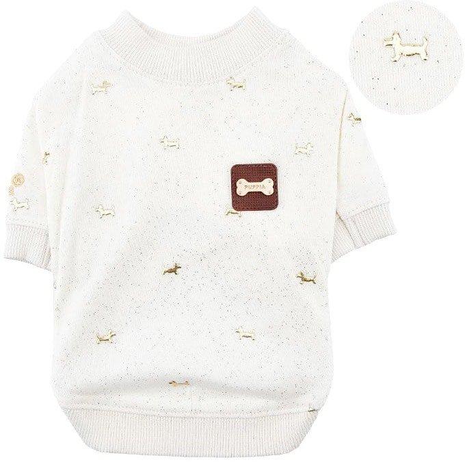 

Свитер для животных Puppia Gia PARD-TS1551-IV-XL (слоновый кость)