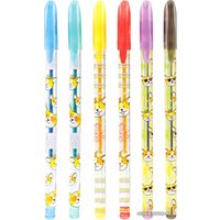Набор гелевых ручек ArtSpace Милые зверушки с блестк. GPCA06_53142 (6 цв)