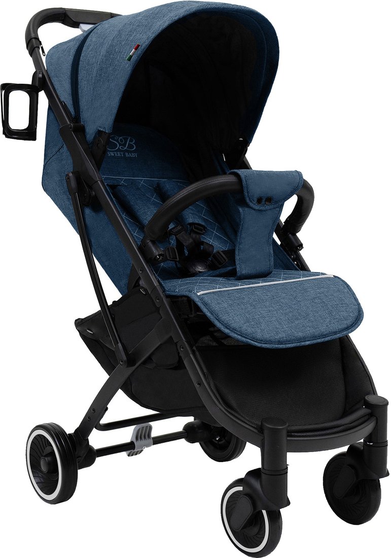 

Коляска прогулочная «книга» Sweet Baby Compatto (blue neo)