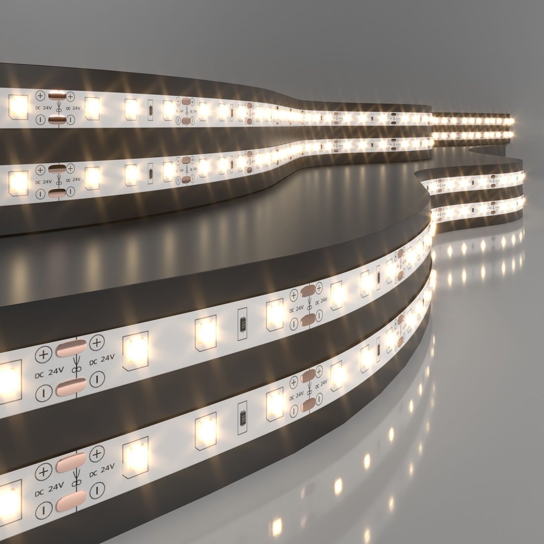 

Светодиодная лента Elektrostandard 24V 4.8W 60Led 2835 IP20 теплый белый a052953