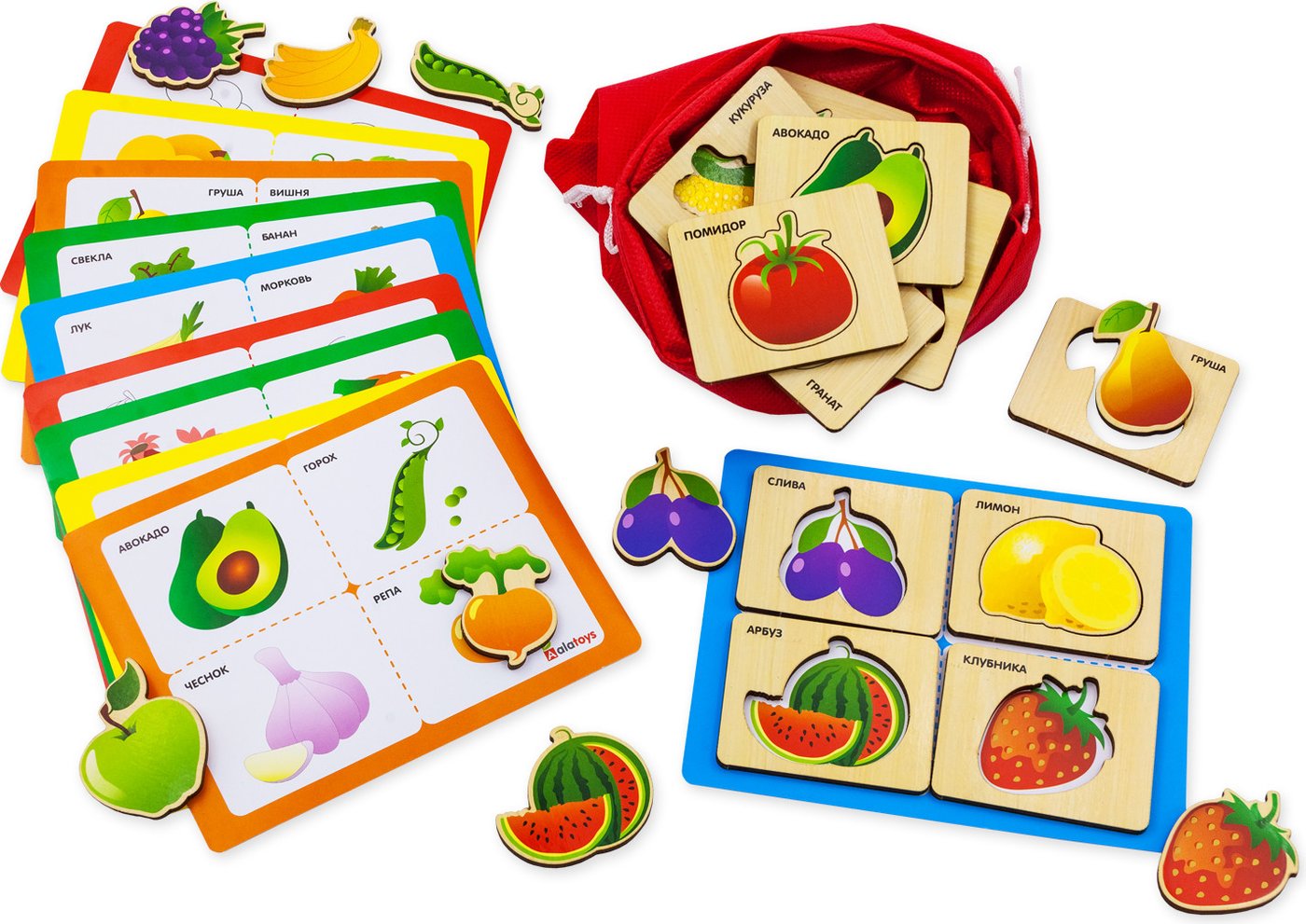 

Развивающая игра Alatoys Лото Тутти-Фрутти ЛТ15 ПФ