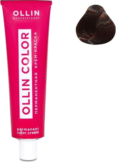 

Крем-краска Ollin Professional Color перманентная 4/0 шатен 60 мл
