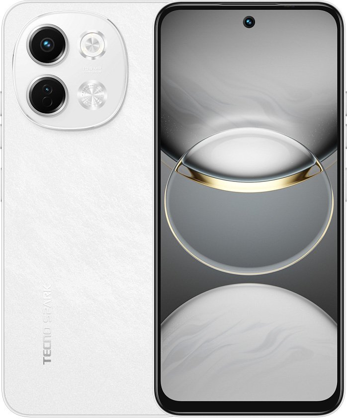 

Телефон Tecno Spark 30 5G 6GB/128GB (белый)