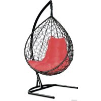 Подвесное кресло LetoLux Liverpool Comfort (черный/красный)