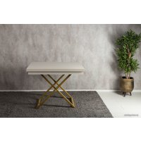 Стол-трансформер Levmar Cross D36/S90 (дуб анкор светлый/золото)