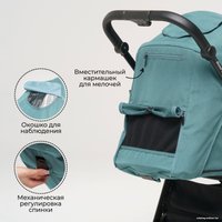 Коляска прогулочная «книга» Bubago Bass Light (кирпичный)