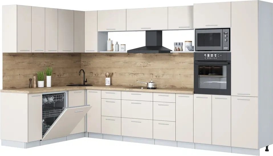 

Готовая кухня Интерлиния Мила Лайт 1.896х3.58 (персидский жемчуг/персидский жемчуг/дуб бунратти)