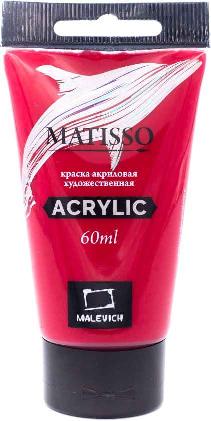 

Акриловая краска Малевичъ Matisso 617054 (60 мл, краплак розовый)